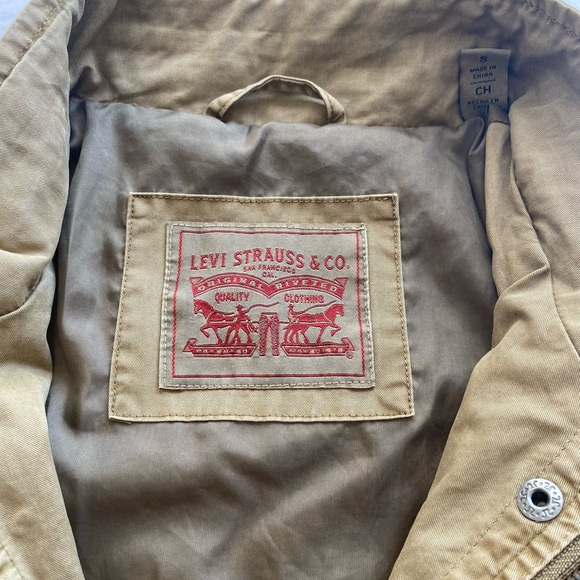 Levi’s women Olive Green Jacket Small - Picture 9 of 10